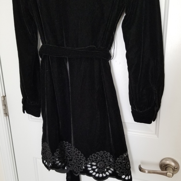 ZARA black velvet dress - Picture 6 of 7